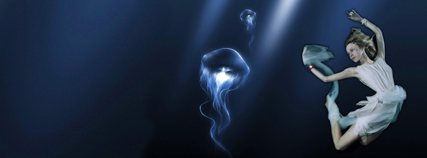 Underwater photo shoot